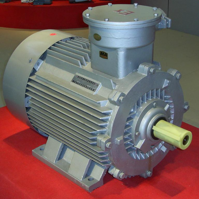 YE3-180M-4防爆电机45°角实拍